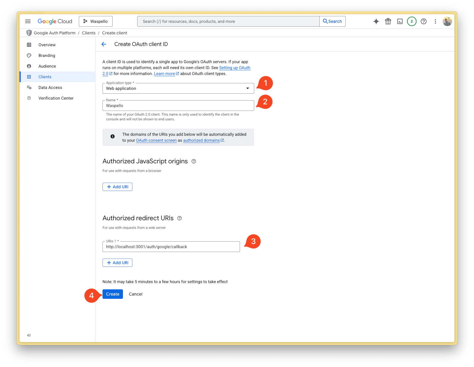 Google Console Screenshot 8